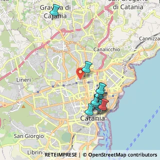 Mappa Via Trecastagni, 95125 Catania CT, Italia (2.09)