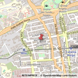 Mappa Via Bronte,  28, 95125 Catania, Catania (Sicilia)