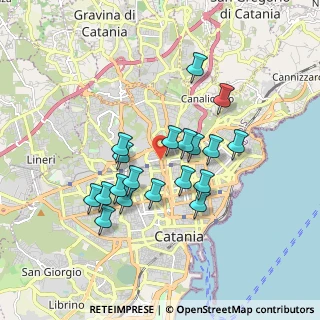 Mappa Via Ingegnere, 95125 Catania CT, Italia (1.74158)