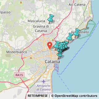 Mappa Via Ingegnere, 95125 Catania CT, Italia (2.91)