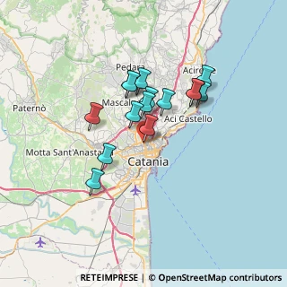 Mappa Via Ingegnere, 95125 Catania CT, Italia (6.176)