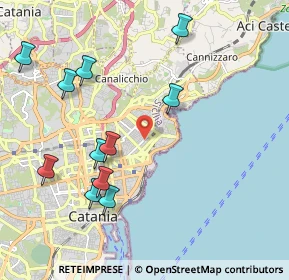 Mappa Via Fattorini, 95126 Catania CT, Italia (2.52545)