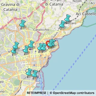 Mappa Via Fattorini, 95126 Catania CT, Italia (2.26462)