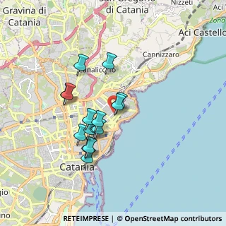 Mappa Via Fattorini, 95126 Catania CT, Italia (1.65467)