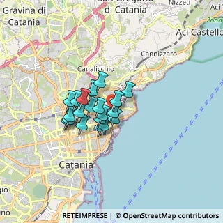 Mappa Via Fattorini, 95126 Catania CT, Italia (1.255)