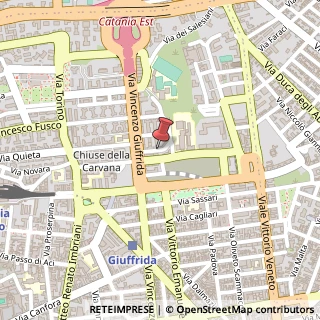 Mappa Via Lecce, 9, 95127 Catania, Catania (Sicilia)