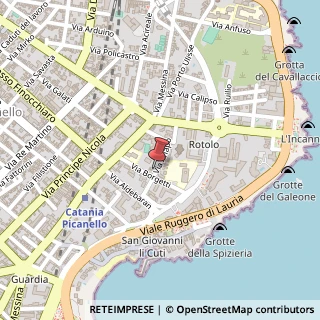 Mappa Via Anapo, 10, 95126 Catania, Catania (Sicilia)