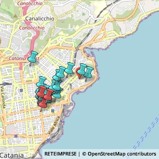 Mappa Via Anapo, 95126 Catania CT, Italia (1.084)