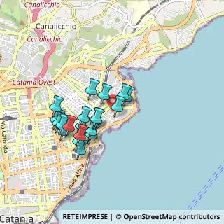 Mappa Via Anapo, 95126 Catania CT, Italia (0.8535)