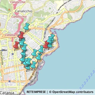 Mappa Via Anapo, 95126 Catania CT, Italia (1.113)