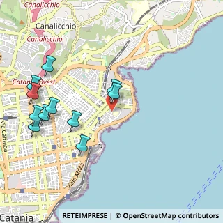 Mappa Via Anapo, 95126 Catania CT, Italia (1.29727)