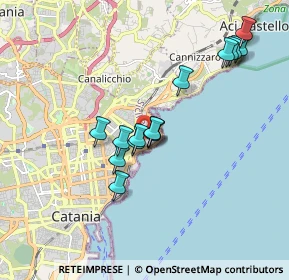 Mappa Via Anapo, 95126 Catania CT, Italia (1.81333)