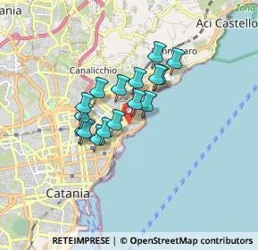 Mappa Via Anapo, 95126 Catania CT, Italia (1.3425)