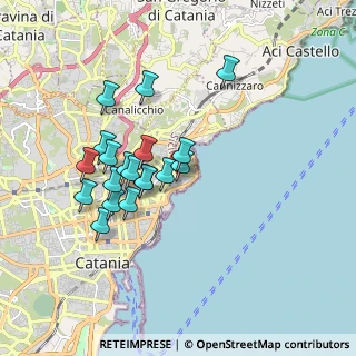 Mappa Via Anapo, 95126 Catania CT, Italia (1.76684)