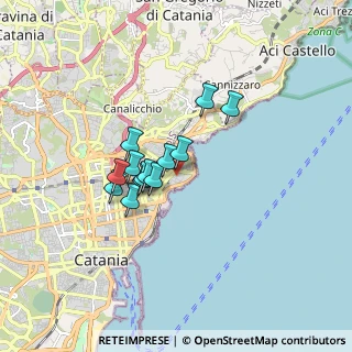 Mappa Via Anapo, 95126 Catania CT, Italia (1.30769)
