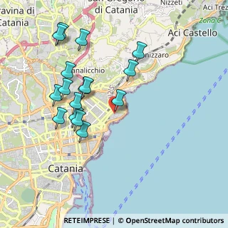 Mappa Via Anapo, 95126 Catania CT, Italia (2.175)