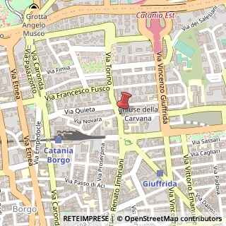 Mappa Via Torino, 8, 95128 Catania, Catania (Sicilia)
