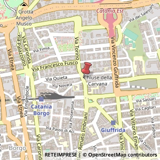 Mappa Via Torino, 24, 95128 Catania, Catania (Sicilia)