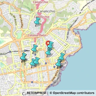 Mappa Via Michele Scammacca, 95127 Catania CT, Italia (1.04091)