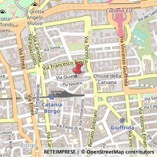 Mappa Via Quieta, 20, 95128 Catania, Catania (Sicilia)