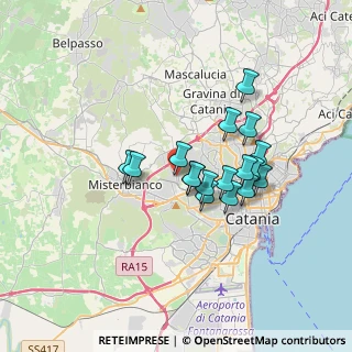 Mappa Via Sant' Agata, 95045 Misterbianco CT, Italia (3.06471)