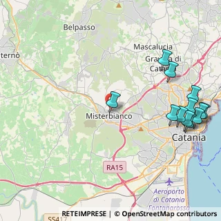 Mappa Via Galliano, 95045 Misterbianco CT, Italia (6.115)