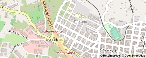 Mappa Misterbianco