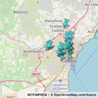 Mappa Via San Agata, 95045 Misterbianco CT, Italia (3.13412)