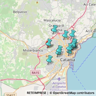 Mappa Via San Agata, 95045 Misterbianco CT, Italia (3.71154)