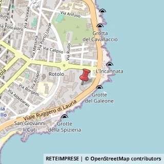 Mappa Viale Ruggero di Lauria, 121, 95127 Catania, Catania (Sicilia)