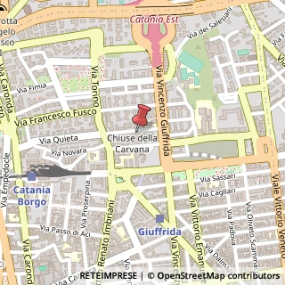 Mappa Via Giosuè Carducci, 7, 95128 Catania, Catania (Sicilia)