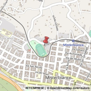 Mappa Via San Rocco Vecchio, 2, 95045 Misterbianco, Catania (Sicilia)