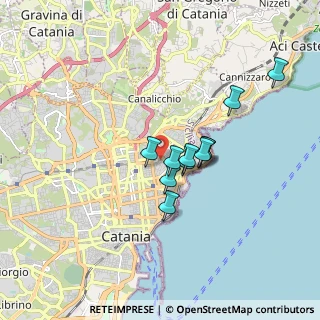 Mappa Via Niccolò Giannotta, 95127 Catania CT, Italia (1.44455)