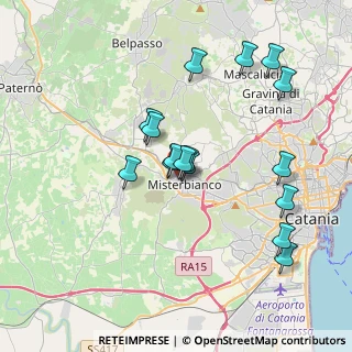 Mappa Via Gandhi, 95045 Misterbianco CT, Italia (3.93625)