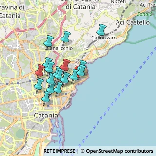 Mappa Via Borgetti, 95126 Catania CT, Italia (1.70526)