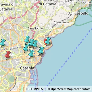 Mappa Via Borgetti, 95126 Catania CT, Italia (2.12636)