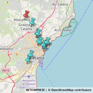 Mappa Via Borgetti, 95126 Catania CT, Italia (3.06091)