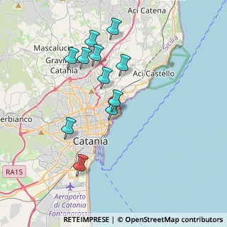 Mappa Via Borgetti, 95126 Catania CT, Italia (3.97182)
