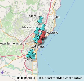 Mappa Via Borgetti, 95126 Catania CT, Italia (4.31077)