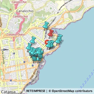 Mappa Via Borgetti, 95126 Catania CT, Italia (0.738)