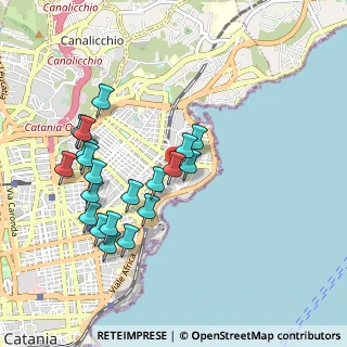 Mappa Via Borgetti, 95126 Catania CT, Italia (1.061)