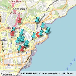 Mappa Via Borgetti, 95126 Catania CT, Italia (1.0565)