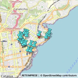 Mappa Via Borgetti, 95126 Catania CT, Italia (0.9365)