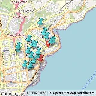 Mappa Via Borgetti, 95126 Catania CT, Italia (0.983)