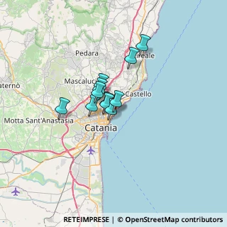 Mappa Viale Alcide de Gasperi, 95126 Catania CT, Italia (4.42727)