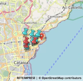 Mappa Viale Alcide de Gasperi, 95126 Catania CT, Italia (1.34273)
