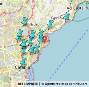 Mappa Viale Alcide de Gasperi, 95126 Catania CT, Italia (1.99933)