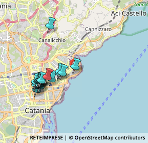 Mappa Viale Alcide de Gasperi, 95126 Catania CT, Italia (2.0975)