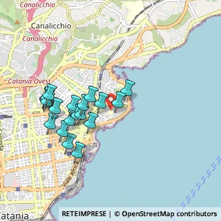 Mappa Viale Alcide de Gasperi, 95126 Catania CT, Italia (1.024)