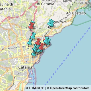 Mappa Viale Alcide de Gasperi, 95126 Catania CT, Italia (1.39222)
